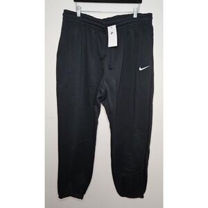 Nike Womens Black High Rise Oversized Sweatpants Size XL NWT